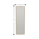Specchio rettangolare con cavalletto rovere 50x160h cm - Dragone