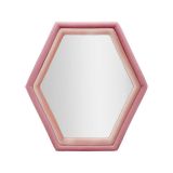 Specchio rosa 75x80h cm - Balla
