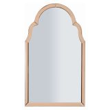 Specchio Rosa Trasparente Cornice Sagomata Forma Rettangolare 47x80h cm, Tipologia a Parete - Mostarr