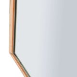 Specchio Rosa Trasparente Cornice Sagomata Forma Rettangolare 55x150h cm, Tipologia a Parete - Berat