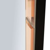 Specchio Rosa Trasparente Cornice Sagomata Forma Rettangolare 55x150h cm, Tipologia a Parete - Berat