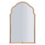 Specchio Rosa Trasparente Cornice Sagomata Forma Rettangolare 62x100h cm, Tipologia a Parete - Gamera