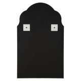 Specchio Rosa Trasparente Cornice Sagomata Forma Rettangolare 62x100h cm, Tipologia a Parete - Gamera