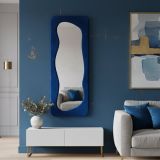 Specchio stretto blu 40x160h cm - Casciago