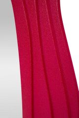 Specchio Tiete, Specchiera, Articolo d'arredo a muro, Decorazione con specchio, 90x4 h165 cm, Fucsia