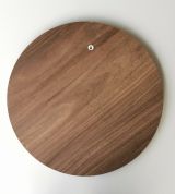 Specchio Titania, Specchiera, Articolo d'arredo a muro, Decorazione con specchio, 60x2 h60 cm, Noce