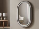 Specchio tortora e grigio 60x90h cm - Marinetti