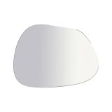 Specchio Trasparente Forma Irregolare Tipologia a Muro 90x70h cm, - Momo