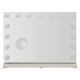 Specchio Trasparente Lampadine Incluse Forma Rettangolare 61x47h cm, Tipologia a Parete - Galiseri