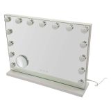 Specchio Trasparente Lampadine Incluse Forma Rettangolare 61x47h cm, Tipologia a Parete - Galiseri