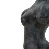 Statua Nero Busto Scultura Classica, - Atlin