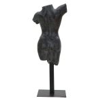 Statua Nero Busto Scultura Classica, - Atlin