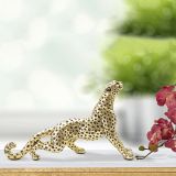 Statua oro Nero Statua di Leopardo Colore Struttura Nero, - Inuvik