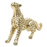 Statua oro Nero Statua di Leopardo Colore Struttura Nero, - Inuvik