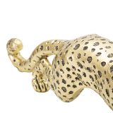 Statua oro Nero Statua di Leopardo Colore Struttura Nero, - Inuvik