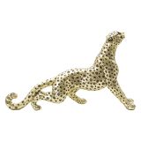 Statua oro Nero Statua di Leopardo Colore Struttura Nero, - Inuvik