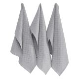 Strofinaccio Grigio Scuro Lavabile in Lavatrice si 40° 10 Pezzi 40x60 cm, Sfumatura Colore Struttura Scuro - Radasi