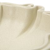 Svuotatasche Bianco Crema Effetto Pietra Sfumatura Colore Struttura Crema - Esquel