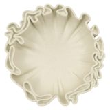 Svuotatasche Bianco Crema Effetto Pietra Sfumatura Colore Struttura Crema - Esquel