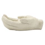 Svuotatasche Bianco Crema Effetto Pietra Sfumatura Colore Struttura Crema - Fanariva
