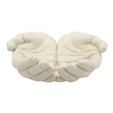 Svuotatasche Bianco Crema Effetto Pietra Sfumatura Colore Struttura Crema - Fanariva