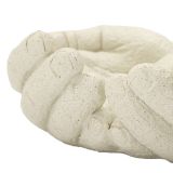 Svuotatasche Bianco Crema Effetto Pietra Sfumatura Colore Struttura Crema - Fanariva