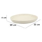 Svuotatasche Bianco Crema Effetto Pietra Sfumatura Colore Struttura Crema - Fane