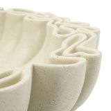 Svuotatasche Bianco Crema Effetto Pietra Sfumatura Colore Struttura Crema - Fanepale