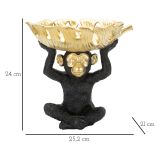 Svuotatasche oro Nero Colore Struttura Nero - Balote