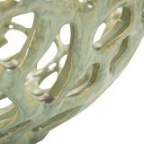 Svuotatasche Verde oro Effetto Corallo Colore Struttura oro - Famoto
