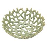 Svuotatasche Verde oro Effetto Corallo Colore Struttura oro - Famoto