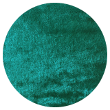 Tappeto Azzurro Turchese Altezza Pelo 35 mm 100% Poliestere Forma Quadrato 67x67 cm, Adatto a Riscaldamento a Pavimento - Latisa