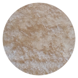 Tappeto Bianco Latte Altezza Pelo 35 mm 100% Poliestere Forma Quadrato 67x67 cm, Adatto a Riscaldamento a Pavimento - Latisa