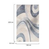 Tappeto blu 220x140 cm, Antiscivolo - Hot Springs
