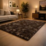 Tappeto Bronzo Altezza Pelo 35 mm 100% Poliestere Forma Rettangolare 230x160 cm, Adatto a Riscaldamento a Pavimento - Latipa