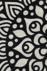 Tappeto da bagno Muskogee, 100x100 cm, Multicolore