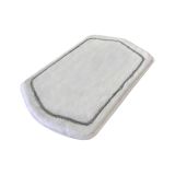 Tappeto da bagno Olmsted Falls, 120x70 cm, Bianco