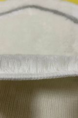 Tappeto da bagno Olmsted Falls, 120x70 cm, Bianco