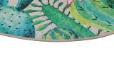 Tappeto da bagno Sevierville, Multicolore, 140x140 cm