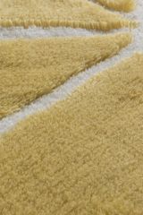Tappeto da bagno Strongsville, 100x60 cm, Giallo