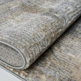 Tappeto Esi, Stuoia, Passatoia, Scendiletto, Grigio e Beige, 200x290 cm
