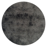 Tappeto Nero Antracite Altezza Pelo 35 mm 100% Poliestere Forma Quadrato 67x67 cm, Adatto a Riscaldamento a Pavimento - Latisa