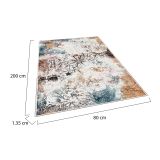Tappeto Rocky River, Multicolore, 80x200 cm