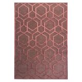 Tappeto Rosso Punti 820000 m2 Pelo 100% Viscosa Ciniglia Antiscivolo 230x160 cm, Forma Rettangolare - Lasoma