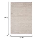 Tappeto Wheelersburg, Beige, 120x200 cm