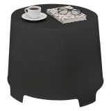 Tavolino da Esterno Nero Antracite 2 Posti 46x40x38h cm, Made in Italy - Crudup