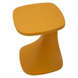 Tavolino da Salotto Arancione Adatto per Indoor-outdoor Forma Quadrato 44x54x44h cm, Colore Ripiano Arancione - Bagan