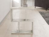 Tavolino da Salotto Beige Marmo 2 Vani Forma Rettangolare 45x17x51h cm, Sfumatura Colore Ripiano Marmo - Tarzo