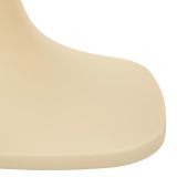 Tavolino da Salotto Bianco Crema Adatto per Indoor-outdoor Forma Rettangolare 44x54x44h cm, Colore Ripiano Bianco - Bagan