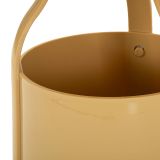 Tavolino da Salotto Bianco Crema Forma Rotondo Colore Ripiano Bianco 46x54x46h cm, Sfumatura Colore Struttura Crema - Inle